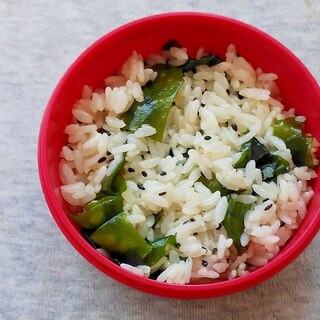 お弁当に！わかめの混ぜご飯